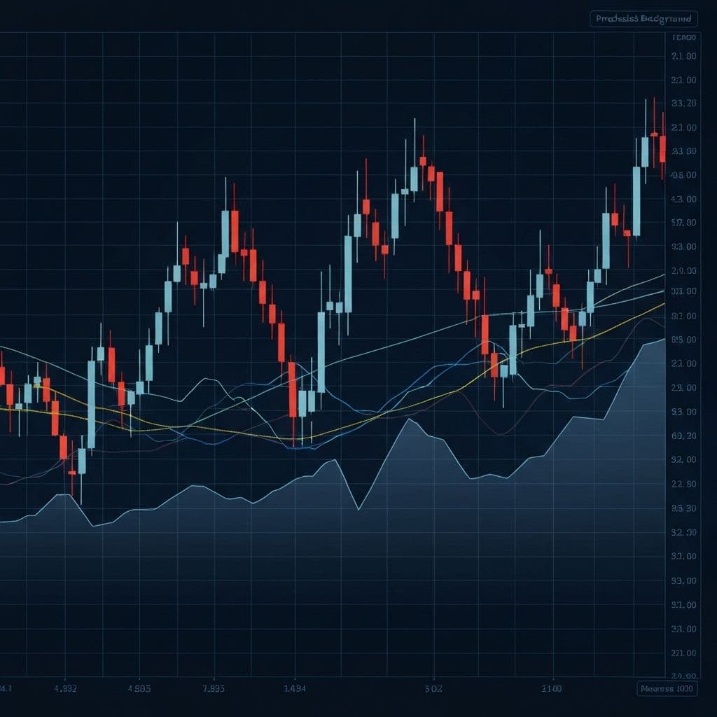Financial trading background